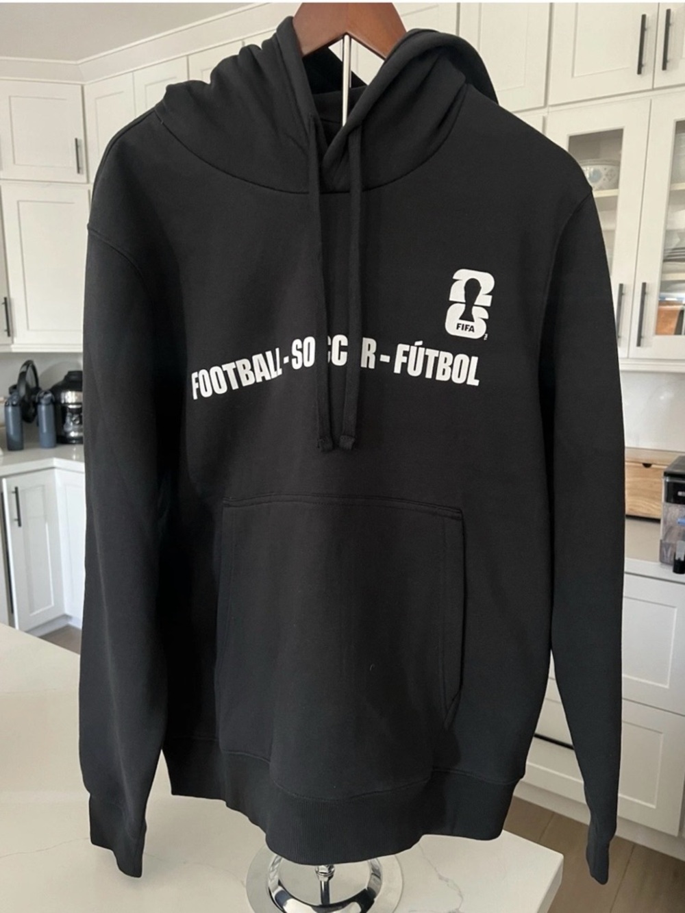NWT FIFA World Cup 2026 Soccer Hoodie - Black Size Large unisex